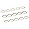 FregocS BIC-CRBS-15p Bicycle Chainwheel, Chainring, Bolts, Spacers, Fine Adjustment, Set