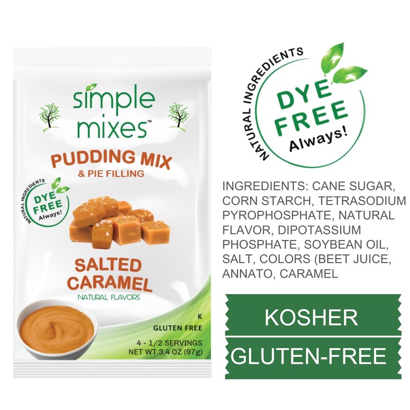 Simple Mixes Natural Instant Pudding & Pie Filling Mix, Healthy