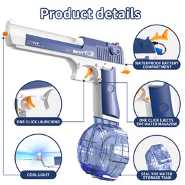 Snowall Electric Water Gun,Squirt Guns,Water Gun with Large Capacity Super Long Distance Shooting,Automatic Water Gun for Kids & Adults,Water Guns for Kids Ages 4-8 & 8-12.