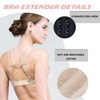 Lethiemta 3PCS Bra Extenders, Stainless Steel Hook Stretchy Women's Bra