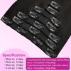 Clip in Hair Extensions Real Human Hair 120g 7pcs Seamless