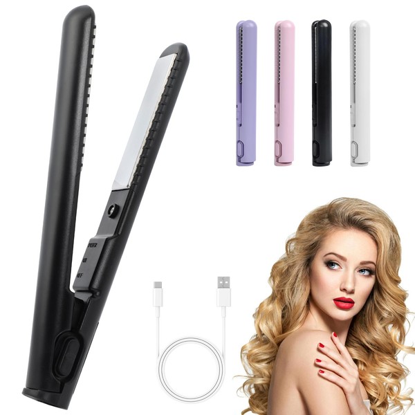 Mini Dual Purpose Curling Iron, 2025 New 2-in-1 Mini Curling