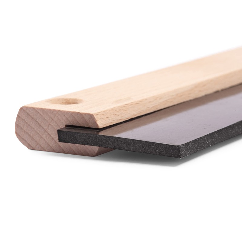 COMENSAL® Rubber Spatula, Tile Spatula, Grout Rubber Wooden Handle, Made