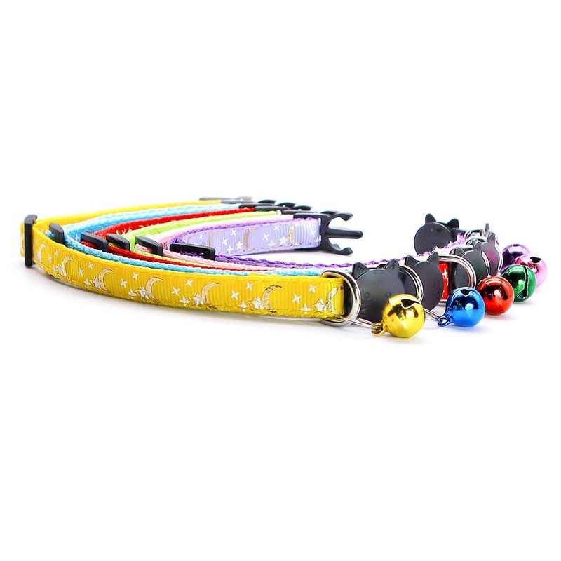 Reflective Cat Collars Breakaway with Bell 2-Pack Girl Boy Pet