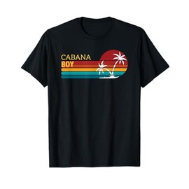 Cabana Boy Beach Pool Bartender Cruise Mens T-Shirt
