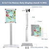 STANDNEE Heavy-duty Sign Stand Holder Floor Stand Sign, 8.5x11 in