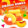 Peach Rings Gummy Candy, Soft and Chewy Snack (1 Pound
