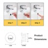 2 Pack Sink Overflow Ring Brushed Gold Bathroom Vanity Sink