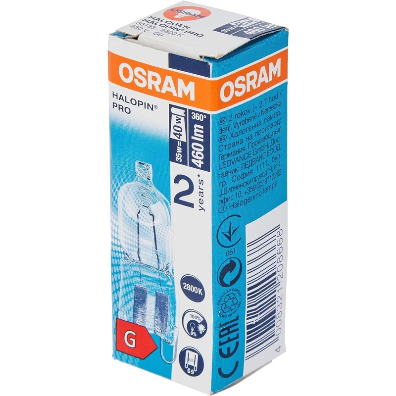 Osram Halopin 66733 Eco 33 watt 230 V G9 33