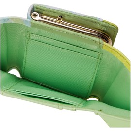 Cute Cartoon Keroppi Kawaii Green Wallet Cute Fashionable Ladies Girls Purses Leather Trifold Wallets Money Bag, Green