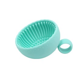 Makeup Cleaning Bowl, Portable Makeup Washing Tool Makeup Brush, Silicone Makeup Brush Cleaning Pad, Foldable Makeup Bowl, Suitable For Makeup Brush, Makeup Sponge, Powder Puff (green, normal)