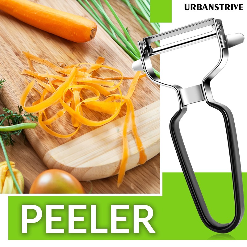 Urbanstrive Stainless Steel Y Shaped Vegetable Peelers For Kitchen, Heavy