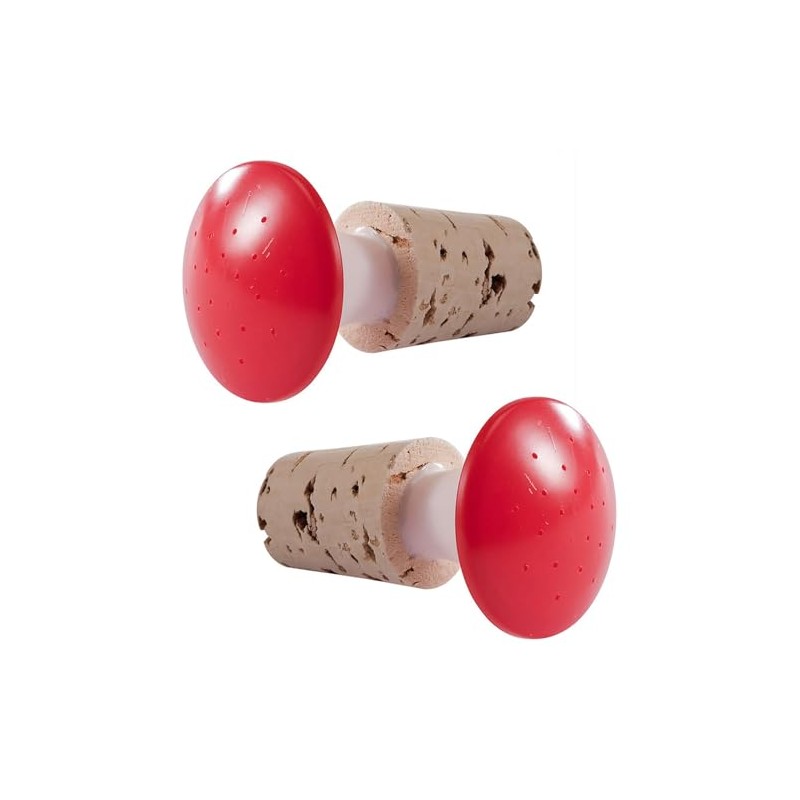 Hutzler Laundry Sprinkler 2pc Set, Cork with Plastic Spout -