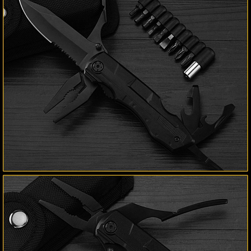 Multitool Pliers Professional Stainless Steel Utility Knife Foldable Bottle Opener