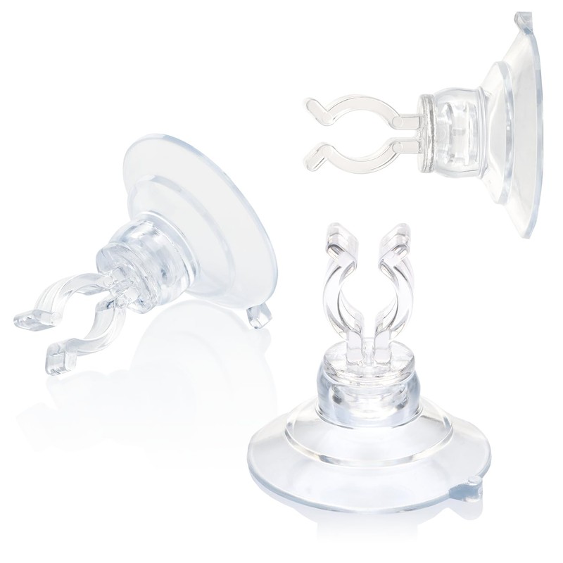 com-four® 20 x Suction Cups with Cable Slot - Diameter