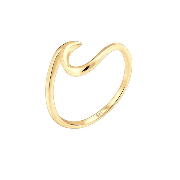 Elli Ring Ladies Wave Optics Trend in 925 Sterling Silver