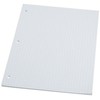Pacon Filler Paper, White, 3-Hole Punched, 1/4" Grid Ruled 8"