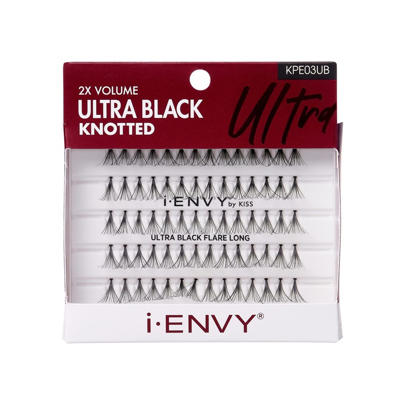 iEnvy KISS Ultra Black Individual Lashes Ultimate Volume 70 Individual