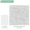 M METERXITY 20-Sheet Korean Cotton Wrapping Flower Paper, Waterproof Floral