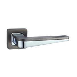Milcasa NQ Dark Lever Door Handle - Interior Door Handles for European Magnetic Lock - Sturdy Stainless Steel Indoor Handle - Reversible Handling - Elegant Hallway, Bedroom, Passage Door Handle