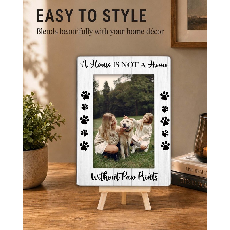 Dog Picture Frame 4×6，Dog Lovers Gift for Women