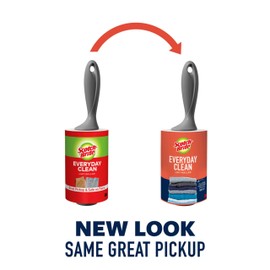 Scotch-Brite Scotch-Brite Everyday Clean Lint Roller, Lint Roller for Pet Hair, Clothing, Furniture and More, 3 Lint Rollers, 100 Sheets/Roller, 300 Sheets Total, Lint Remover for Clothes, Pet Hair Removal