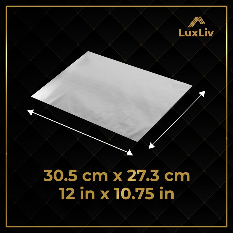 LuxLiv ® Premium Heavy Duty 18 Micron Thick Kitchen Foil