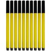 Felt Tip Pens, BLACK, VAI-STIX Colouring Drawing Pens, Pack of