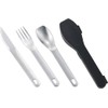 TD 1404102 Stainless Outdoor Cutlery Set (with Case), Frosted