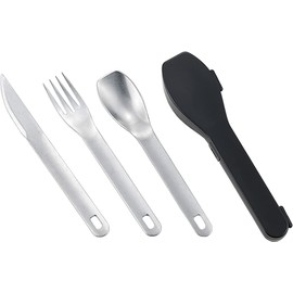 TD 1404102 Stainless Outdoor Cutlery Set (with Case), Frosted