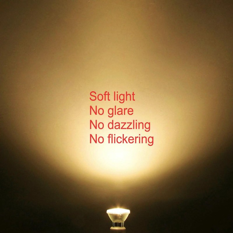 8W PAR20 LED Warm White 3000K Dimmable,Range Hood Light Bulbs,Indoor/Outdoor,Glass
