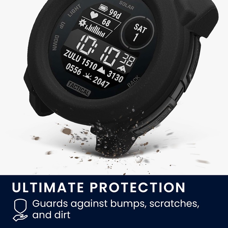 kwmobile Protective Cover for Garmin Instinct 3 45mm - Side