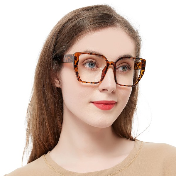 OCCI CHIARI Large Women's Reading Glasses 1.5+ Big Head Readers