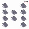 LHKJ Pack of 10 Magnetic Clips, Metal Fridge Magnetic Clips