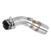 Motorcycle Exhaust Middle Pipe Rustproof Heat Resistant Low Noise Replacement