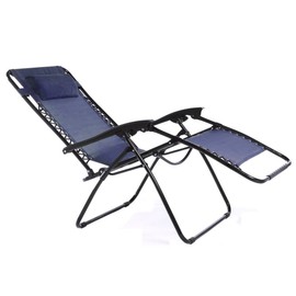 Zero Gravity Recliner Lounge Patio Pool Chair - 2 Pack - (Blue)