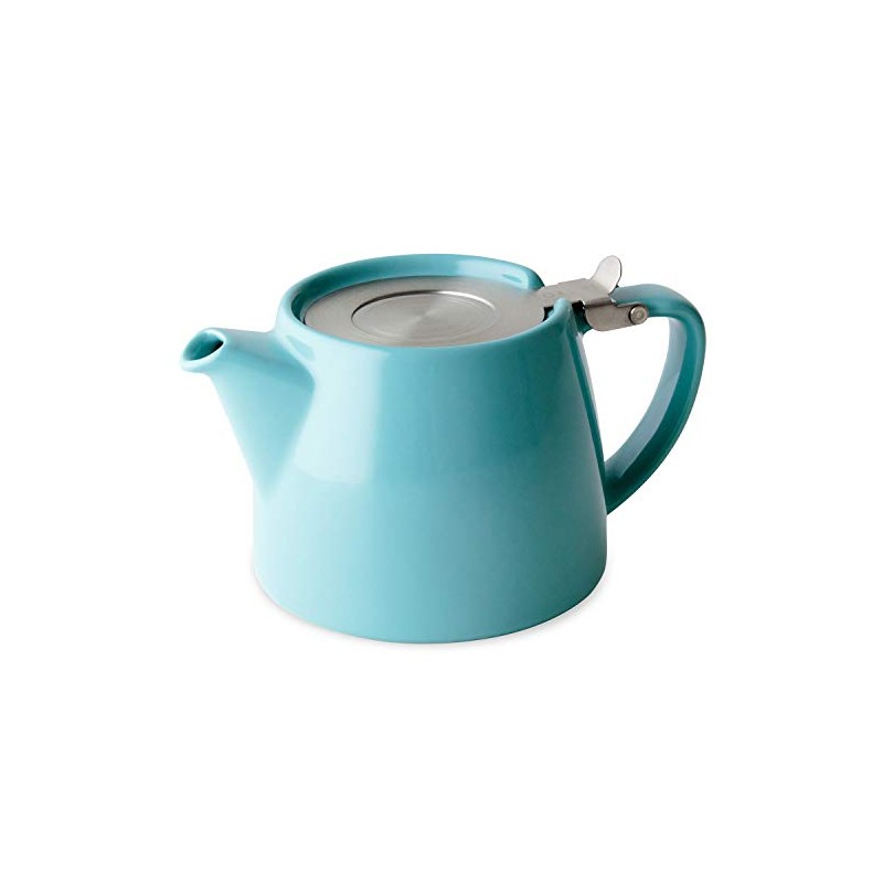 Forlife Stump Teapot Turquoise -0.4Ltr