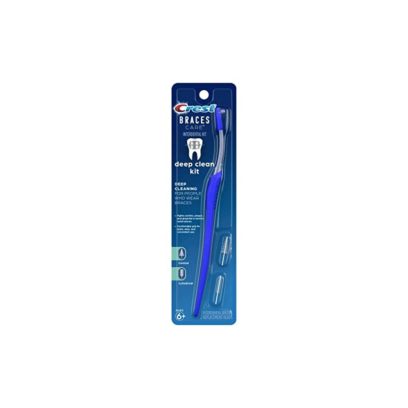 Kit de limpieza profunda Crest Braces Care con cepillo de