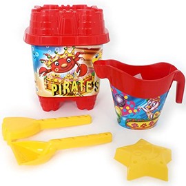 Bluesky Blue Sky Bucket Filled - Multicoloured - 045117 - 27 cm - Beach Game for Children - from 10 Months