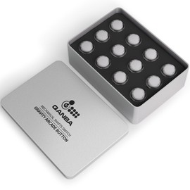 qanba Gravity KS Mechanical Shafts Silent Pushbutton 24mm Snap-in (Boxed (Clear White E02(12 pcs)