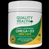 Quality Health Australia Double Concentrated Omega + Vitamin D3 250 Mini Capsules