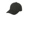 Port Authority Sandwich Bill Cap with Striped Closure Charcoal/Black