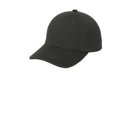 Port Authority Sandwich Bill Cap with Striped Closure Charcoal/Black