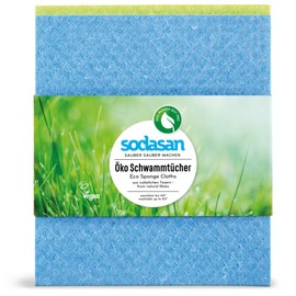 Sodasan Organic Eco Sponge Cloths (Pack of 2)