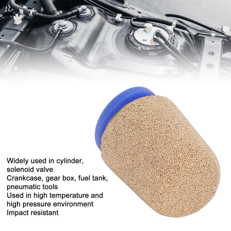 5Pcs Brass Pneumatic Exhaust Muffler Silencer Impact Resistant Efficient Noise