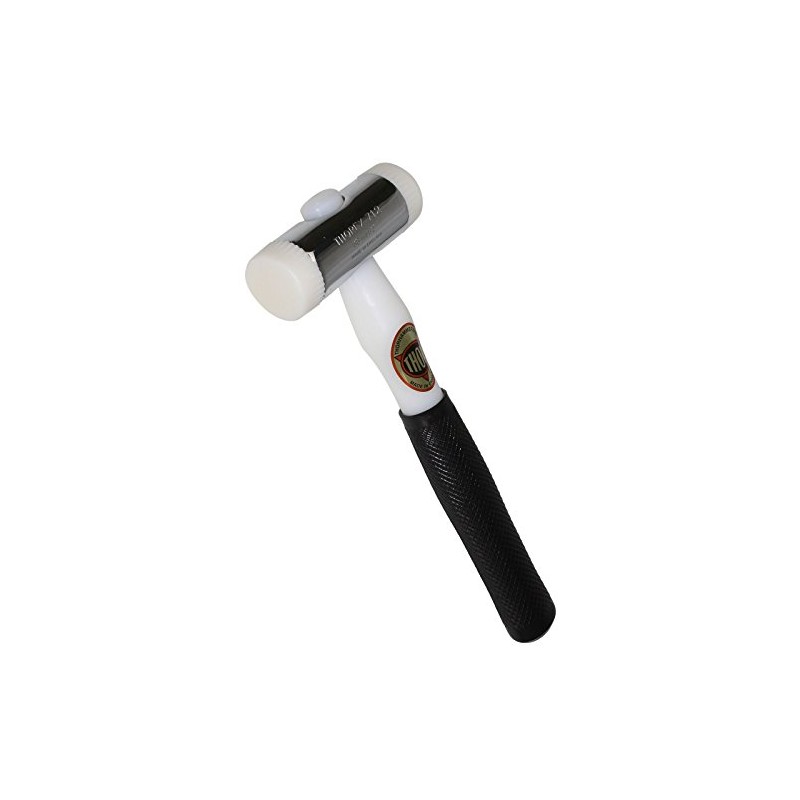 2 x White Spare Nylon Head Thor Glazing Hammer Medium