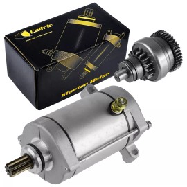 Caltric Starter & Drive Bendix for Yamaha Grizzly 600 YFM600 595Cc Engine 1998 1999-2001