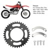 Rear Chain Sprocket 420 76mm 37 Tooth High Carbon Steel