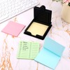 5 Pcs Sticky Note Stencil Templates with 1 Pcs Sticker