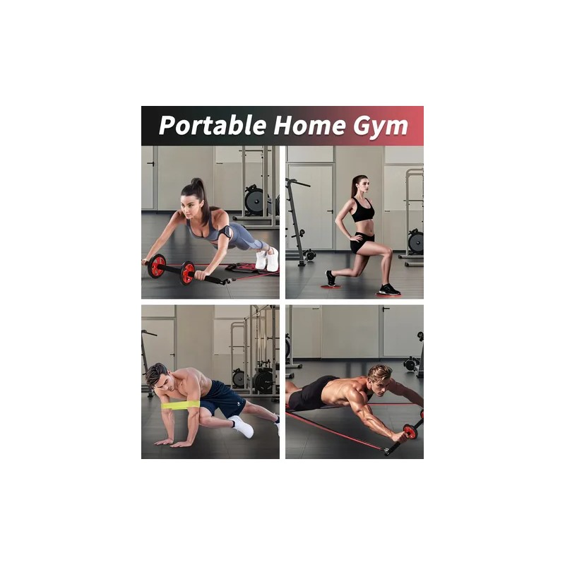 Lakxsf Home Gym Exercise Equipment Portable Workout System